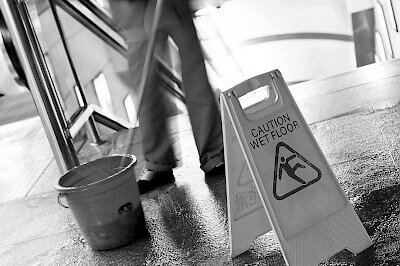 wet floor sign