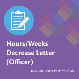 Hours/Weeks Decrease Letter - Officer