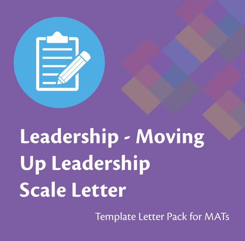 Leadership - Moving up the Leadership Scale Letter