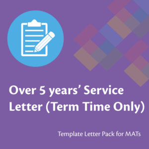 Over 5 years' Service Letter - Term Time Only